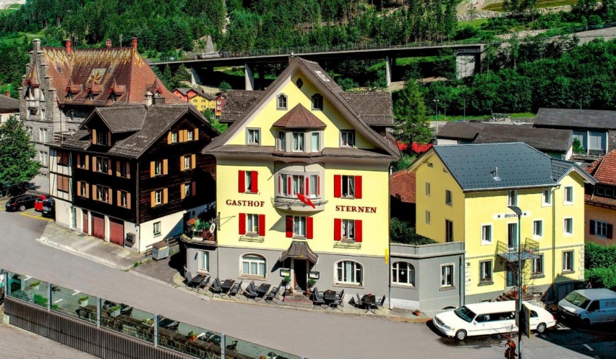 Fahrrad Familien Hotel Sternen in Gurtnellen in Urner Alpen